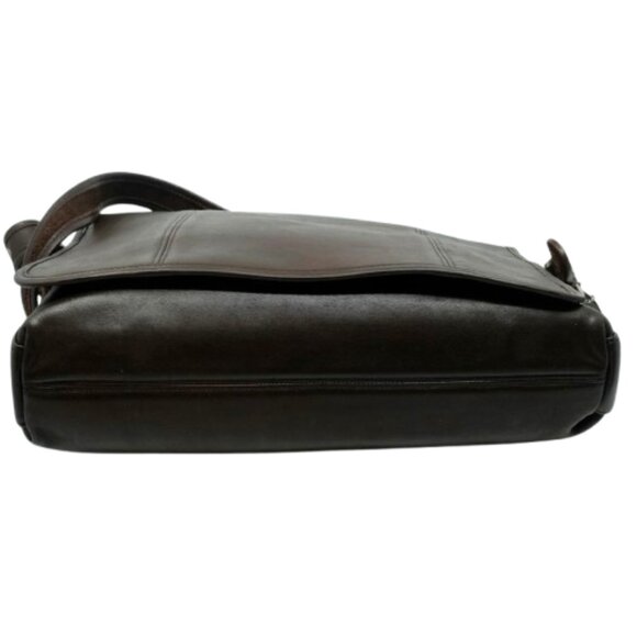 COACH~VINTAGE USA~Legacy Mail~MAHOGANY LEATHER LAPTOP BRIEFCASE MESSENGER BAG - Picture 4 of 6